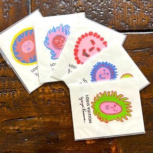 Louis Vuitton Yayoi Kusama decals from the “Faces” collection. New never opened.